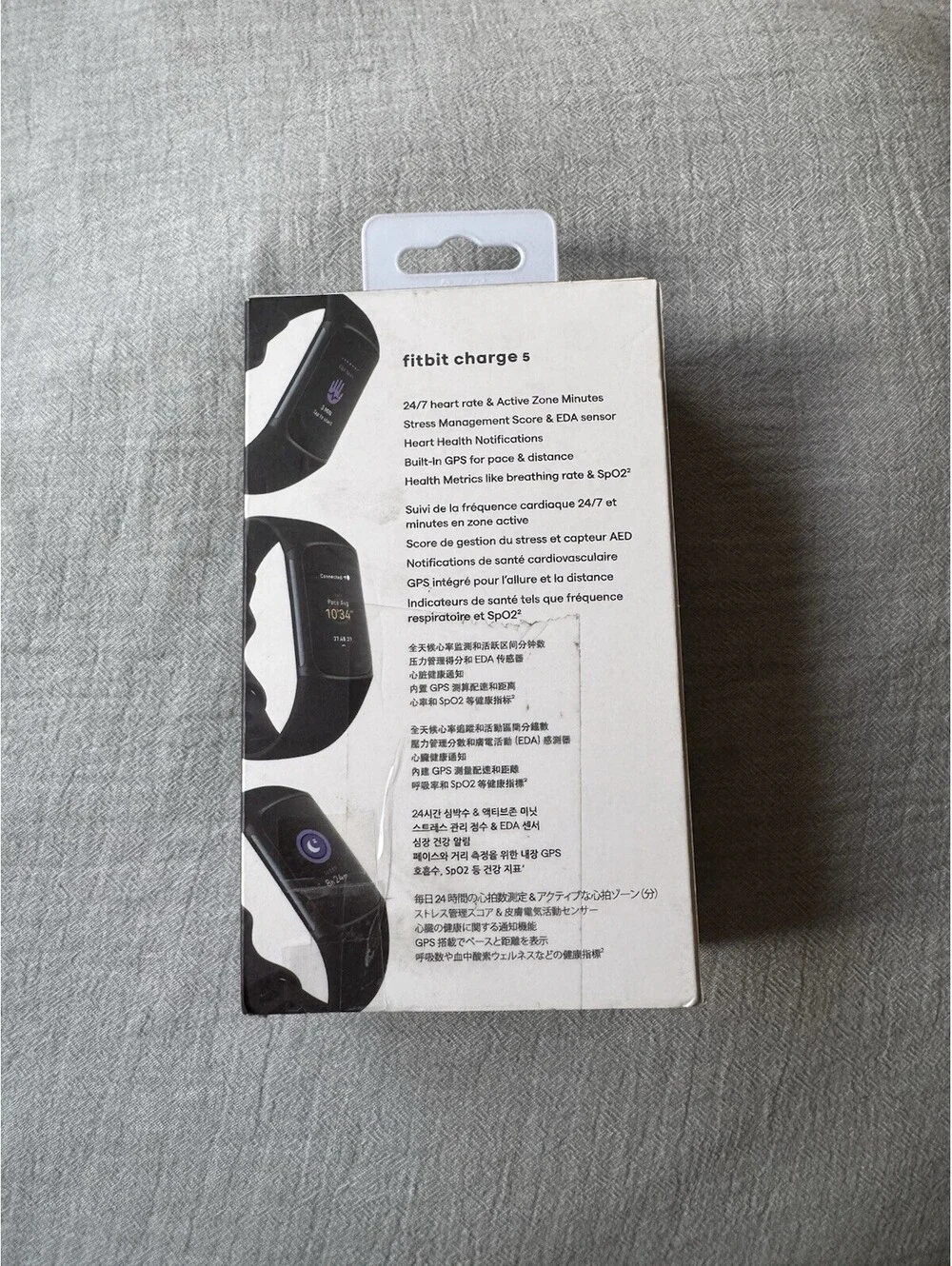 Fitbit Charge 5 Fitness & Health Tracker Black – never used